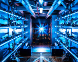 Shining a light on the fusion industry Inside a fusion energy chamber